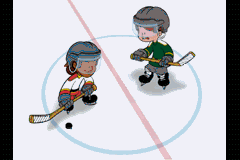 Backyard Hockey back cover for GameBoy Advance